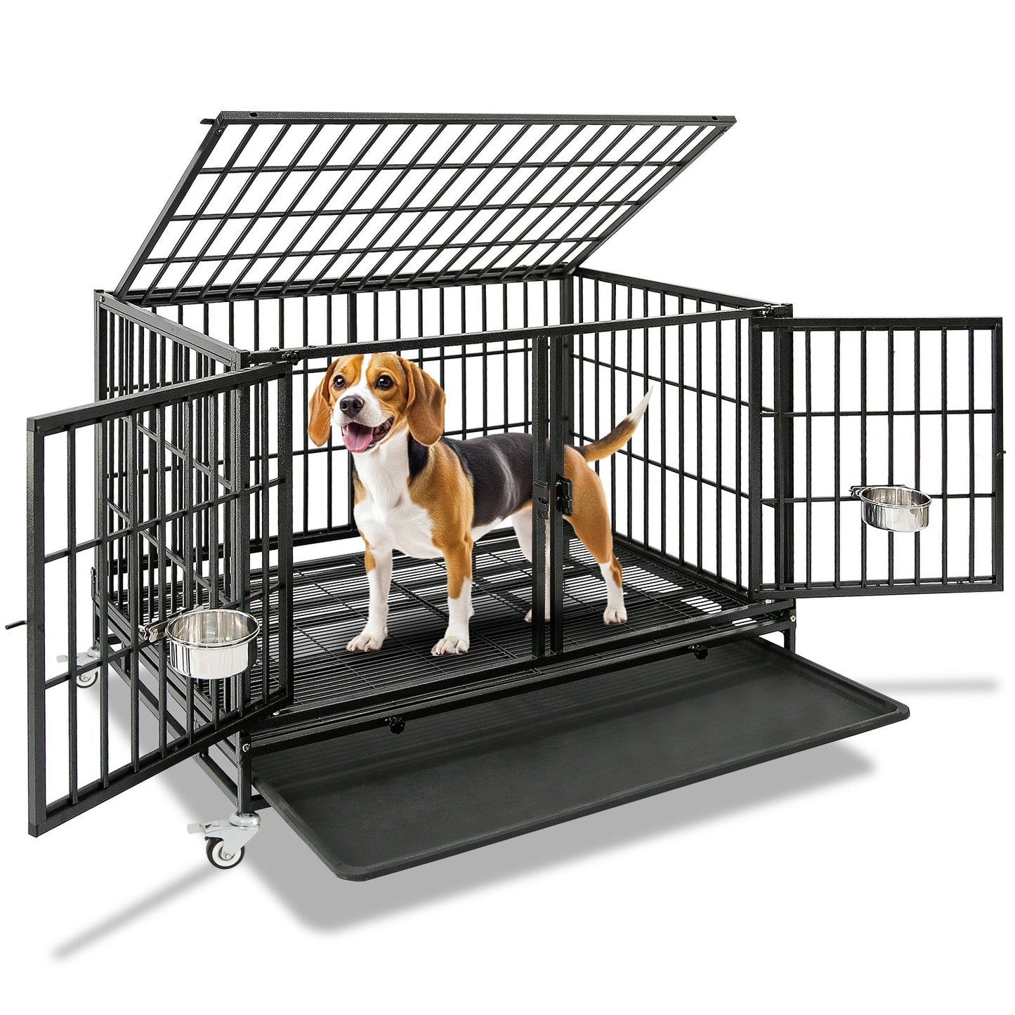 42" Collapsible Dog Crate 43ST