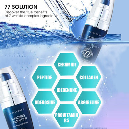 LABEL YOUNG Shocking 77 Solution Anti-Wrinkle Ampoule for Youthful Skin