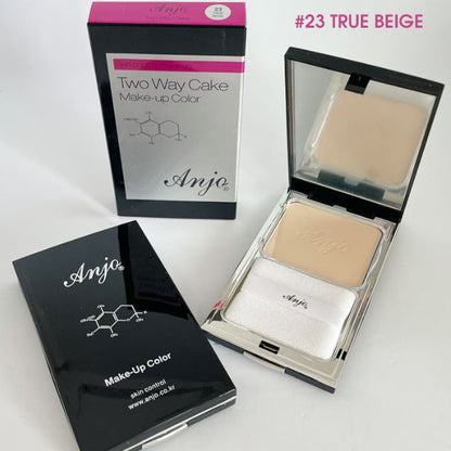 ANJU Two Way Cake Makeup #23 True Beige