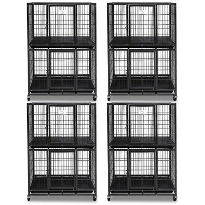 31" Two-Tier Dog Crate 46A