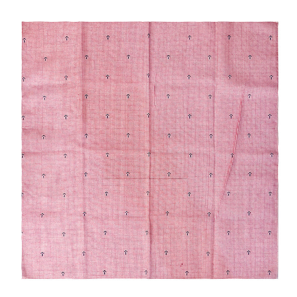 100% Cotton Fashion Square Scarf Made in Korea with Design Pattern