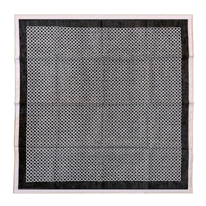 100% Cotton Fashion Square Scarf Made in Korea with Design Pattern