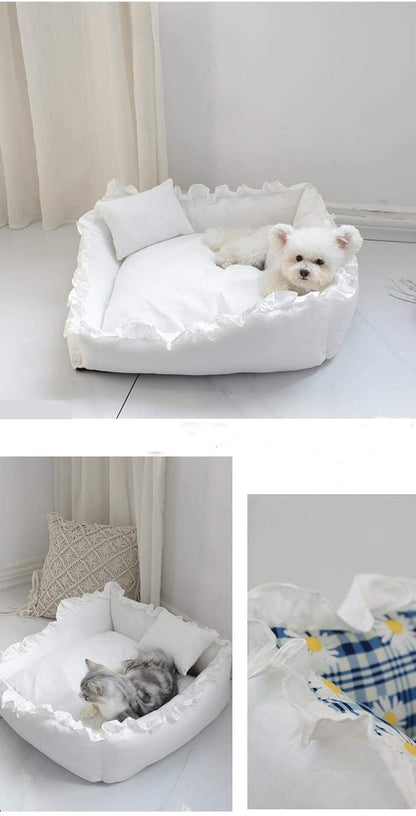 Princess Dog Bed Sofa Pet for Small Dogs Cat