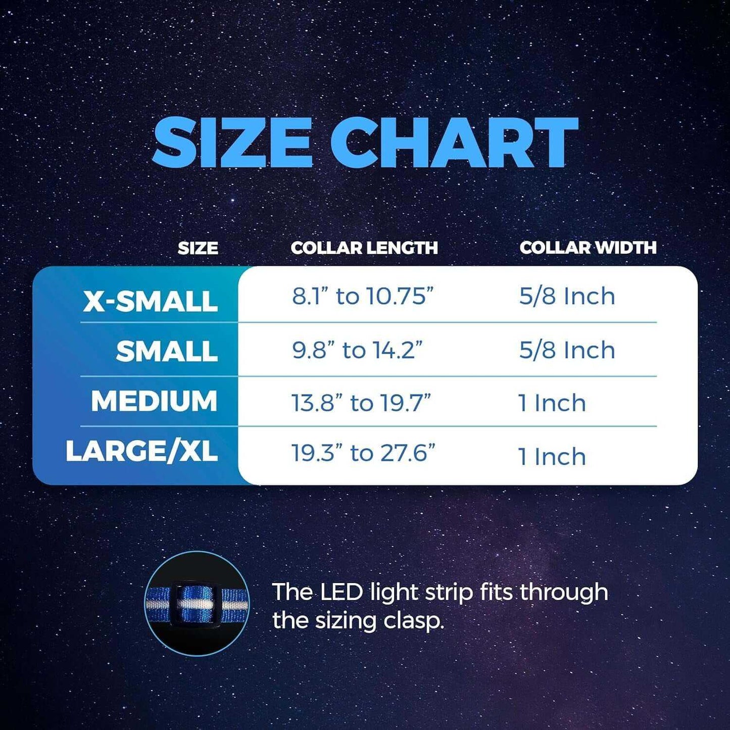 Brightest Original LED Light up Dog Collars - 1,000 Feet of Visibility