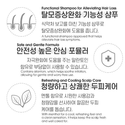 [PAUL MEDISON] Deep Red Fast Hair Loss Shampoo