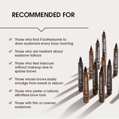 RiRe Fork Eye Brow Tint Tattoo Brush - Grey Brown