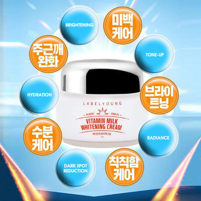 [LABEL YOUNG] Shocking Vitamin Milk Whitening Cream