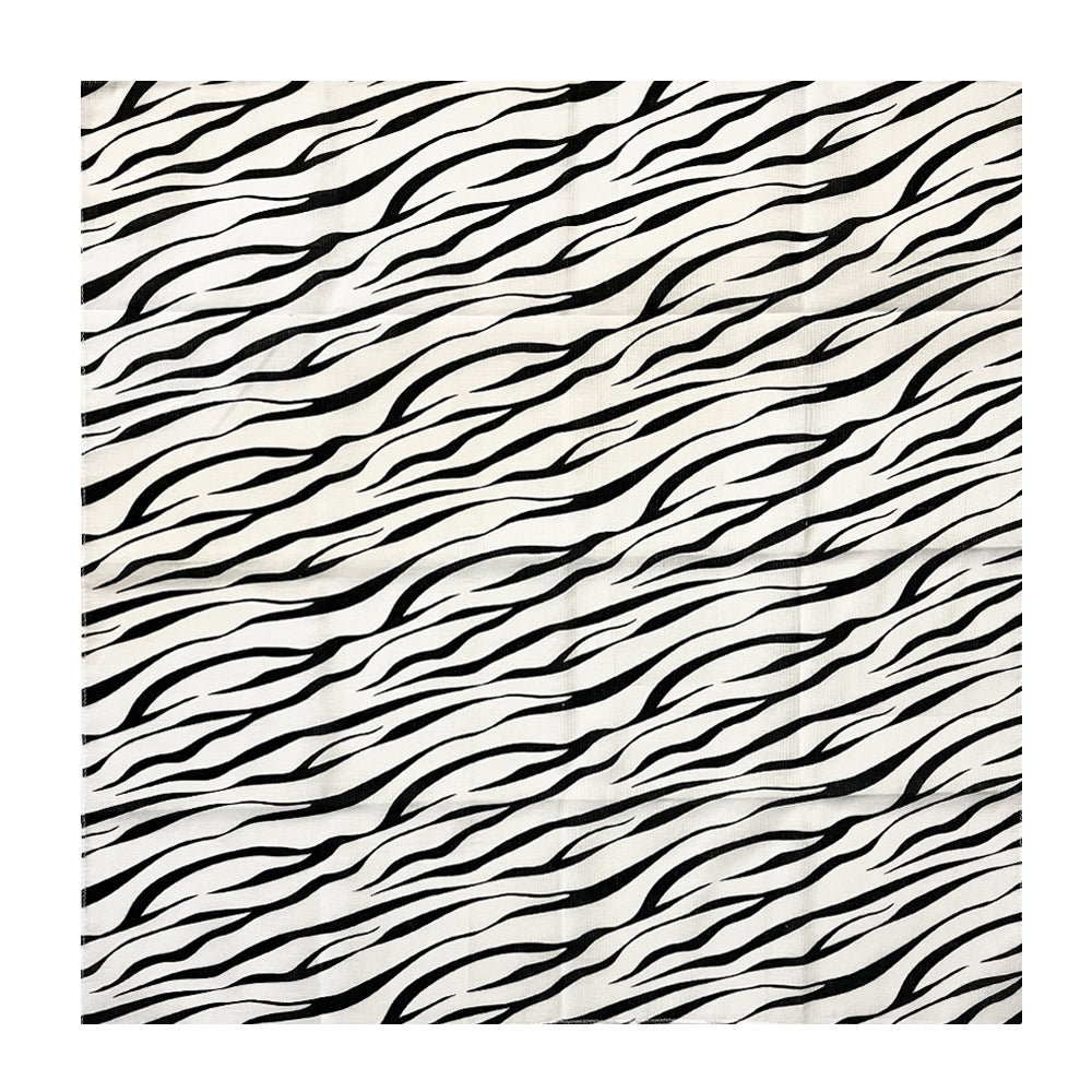 100% Cotton Fashion Square Scarf Made in Korea with Design Pattern