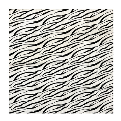 100% Cotton Fashion Square Scarf Made in Korea with Design Pattern