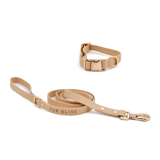 Elise Collar & Leash Set - Sand