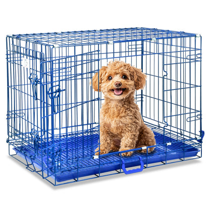 30" Collapsible Blue Dog Crate BLU30