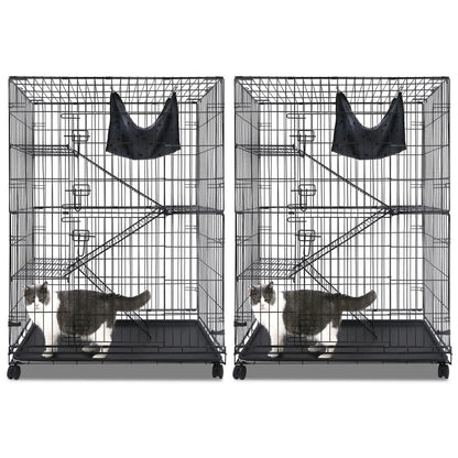 50 Inch 4-Tier Cat Cage C01