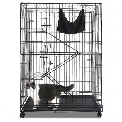 50 Inch 4-Tier Cat Cage C01