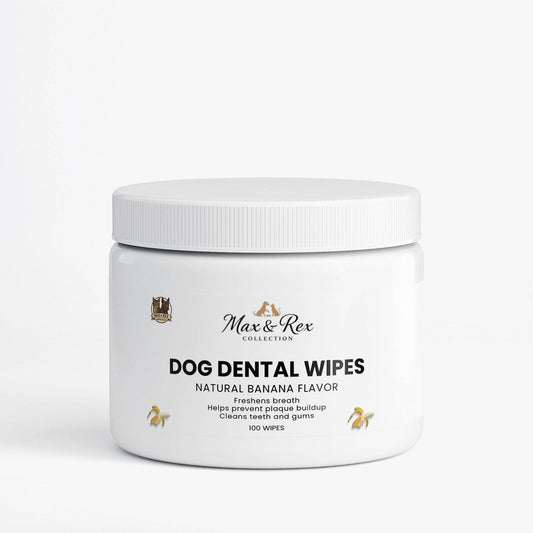 The Max & Rex Collection Dog Dental Wipes