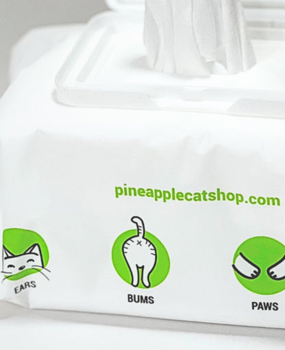 Pineapple Cat Wipes