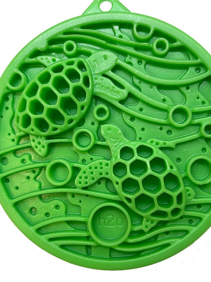 Water Nylon eCoin Durable Enrichment Snacking Coin for Dogs | USA-Made Lick Mat Alternative