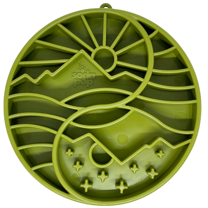 Sun and Moon eTray - Shallow Slow Feeder Dog Bowl for Enrichment | USA Made