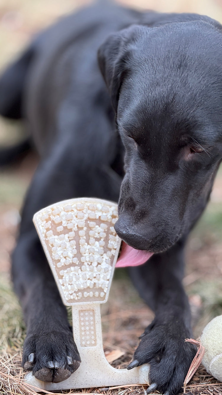 Waffle Tower Nylon Chew & Enrichment Toy | 2-in-1 for Aggressive Chewers | SodaPup