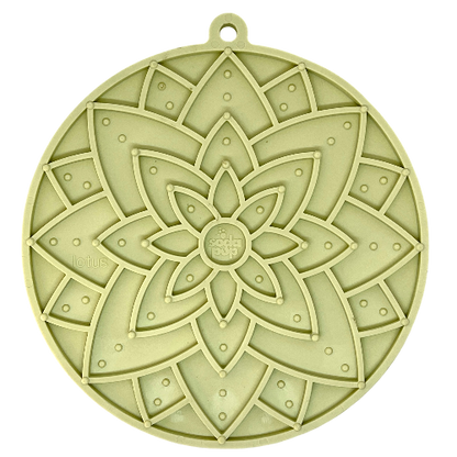 Lotus Design emat - Enrichment Lick Mat For Dogs and Cats - With Suction Cups | USA Made