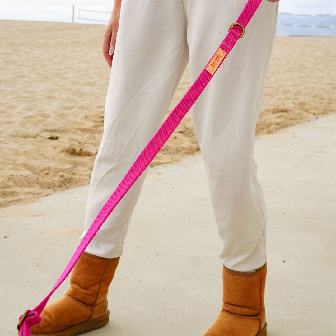 Hemp Cotton Dog Leash - Durable, Sustainable, Adjustable, Lightweight & Soft