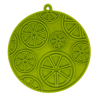 Citrus Design eMat - Enrichment Lick Mat For Dogs and Cats - with Suction Cups | USA Made