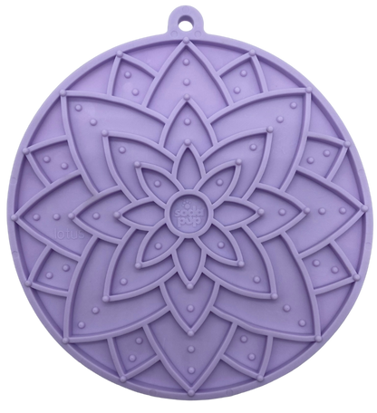 Lotus Design emat - Enrichment Lick Mat For Dogs and Cats - With Suction Cups | USA Made