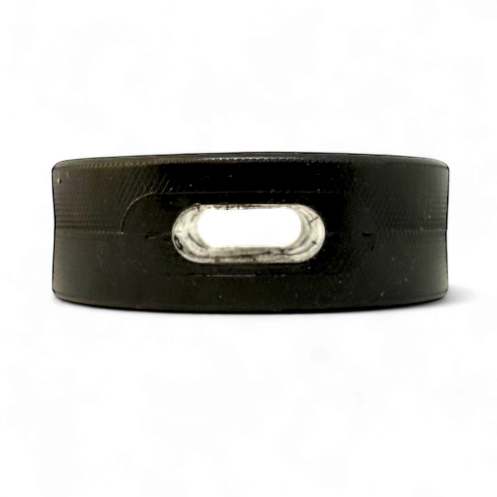 Hockey Puck Bully Stick Holder - Durable Rubber Treat Holder & Chew Toy USA