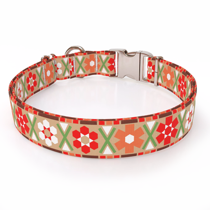 Prairie Flowers Dog Collar