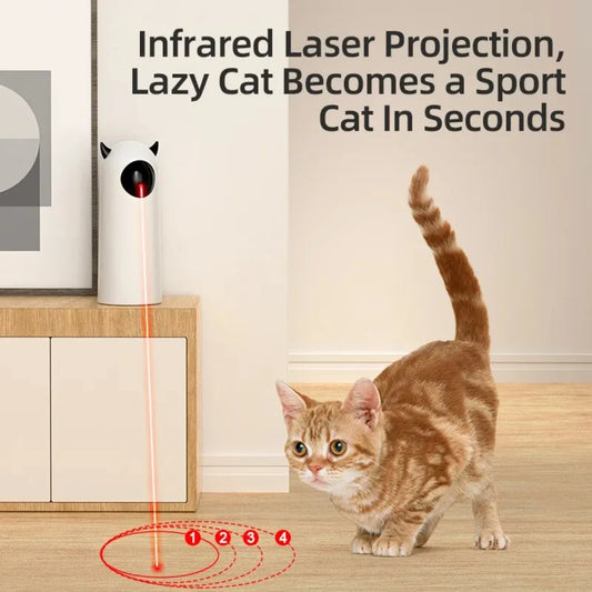 Automatic Cat Toys Interactive Smart Teasing Pet LED Laser Indoor Cat Toy Accessories Handheld Electronic Cat Toy  Dog