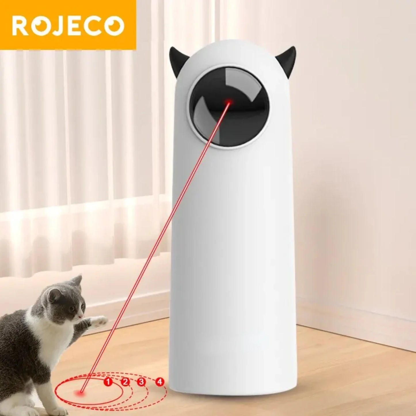 Automatic Cat Toys Interactive Smart Teasing Pet LED Laser Indoor Cat Toy Accessories Handheld Electronic Cat Toy  Dog