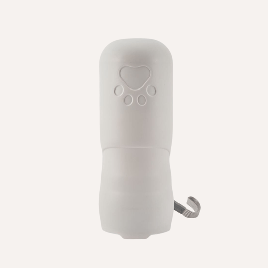 Travel Dog Water Bottle with Treat Holder – Leakproof & BPA-Free 350mL