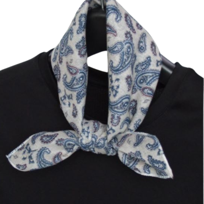 100% Cotton Fashion Square Scarf Made in Korea with Design Pattern