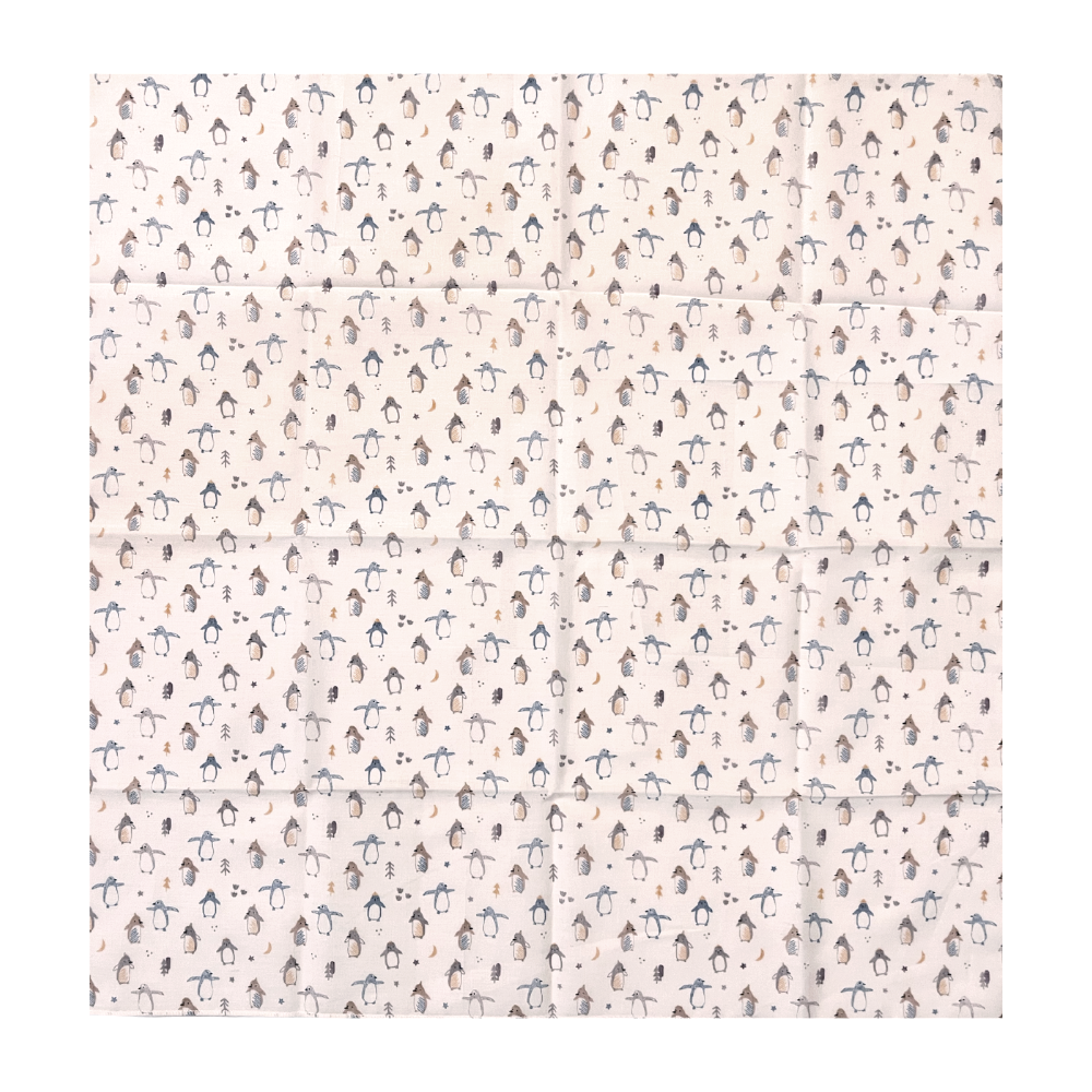 100% Cotton Fashion Square Scarf Made in Korea with Design Pattern