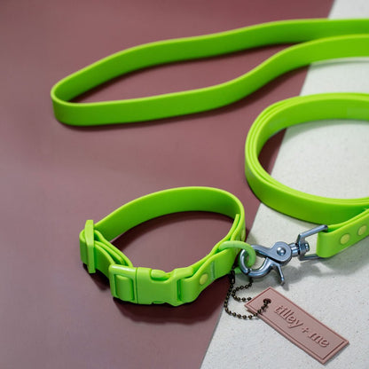 PVC Handsfree Dog Leash - All Weather Waterproof Durable & Odor-Resistant