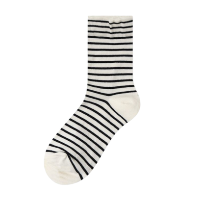 Premium Women’s Fashion Non-binding socks Stripe Crew Socks