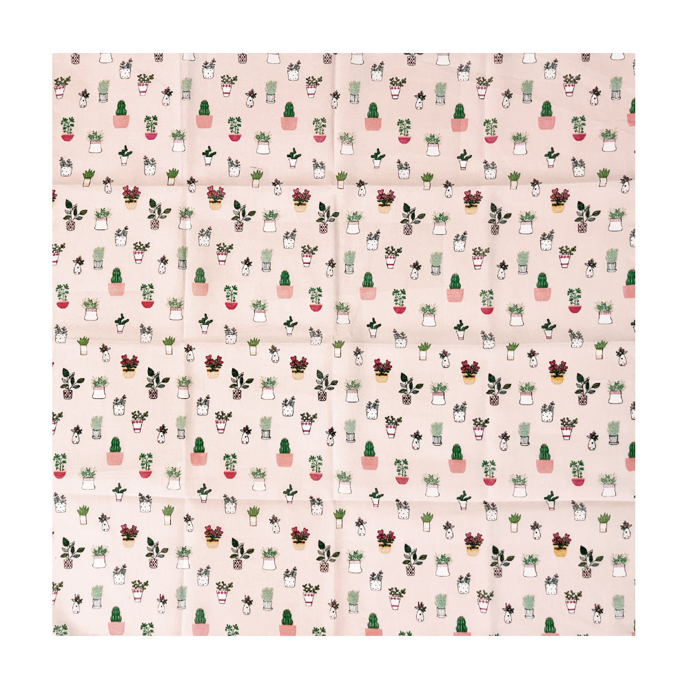 100% Cotton Fashion Square Scarf Made in Korea with Design Pattern