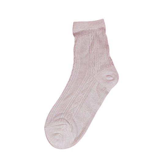 Premium Women’s Fashion Mono Mesh Summer Crew Socks