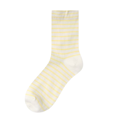 Premium Women’s Fashion Non-binding socks Stripe Crew Socks