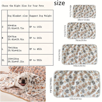Pet Blanket Coral Velvet Flannel Dog Cat Quilt Dog Bed Mat Dog Blanket