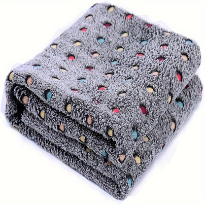 Pet Blanket Coral Velvet Flannel Dog Cat Quilt Dog Bed Mat Dog Blanket