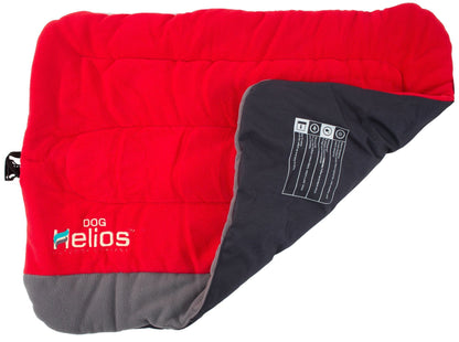 Dog Helios ® 'Combat-Terrain' Cordura-Nyco Reversible Nylon and Fleece Travel Camping Dog Bed