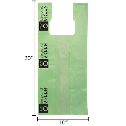 beyondGREEN Cat Litter Bags with Handles – Made in USA, Leak-Resistant & Easy-Tie