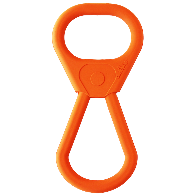 Pop Top Rubber Tug Toy for Interactive Play