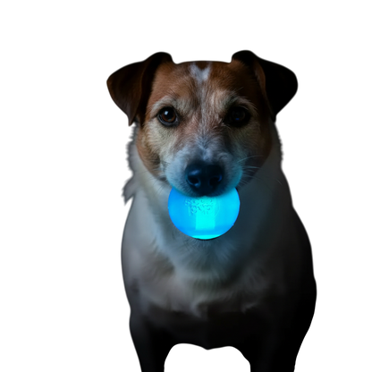 Strobe Ball Light-Up Dog Toy - Durable Floating Chew Ball | Made in USA