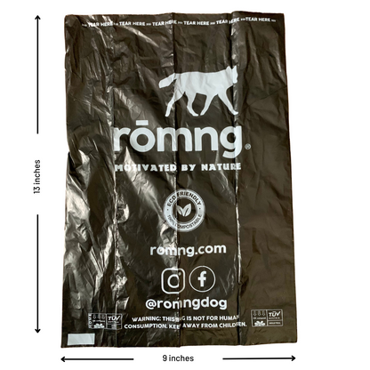 compostable plant-based dog poop bags