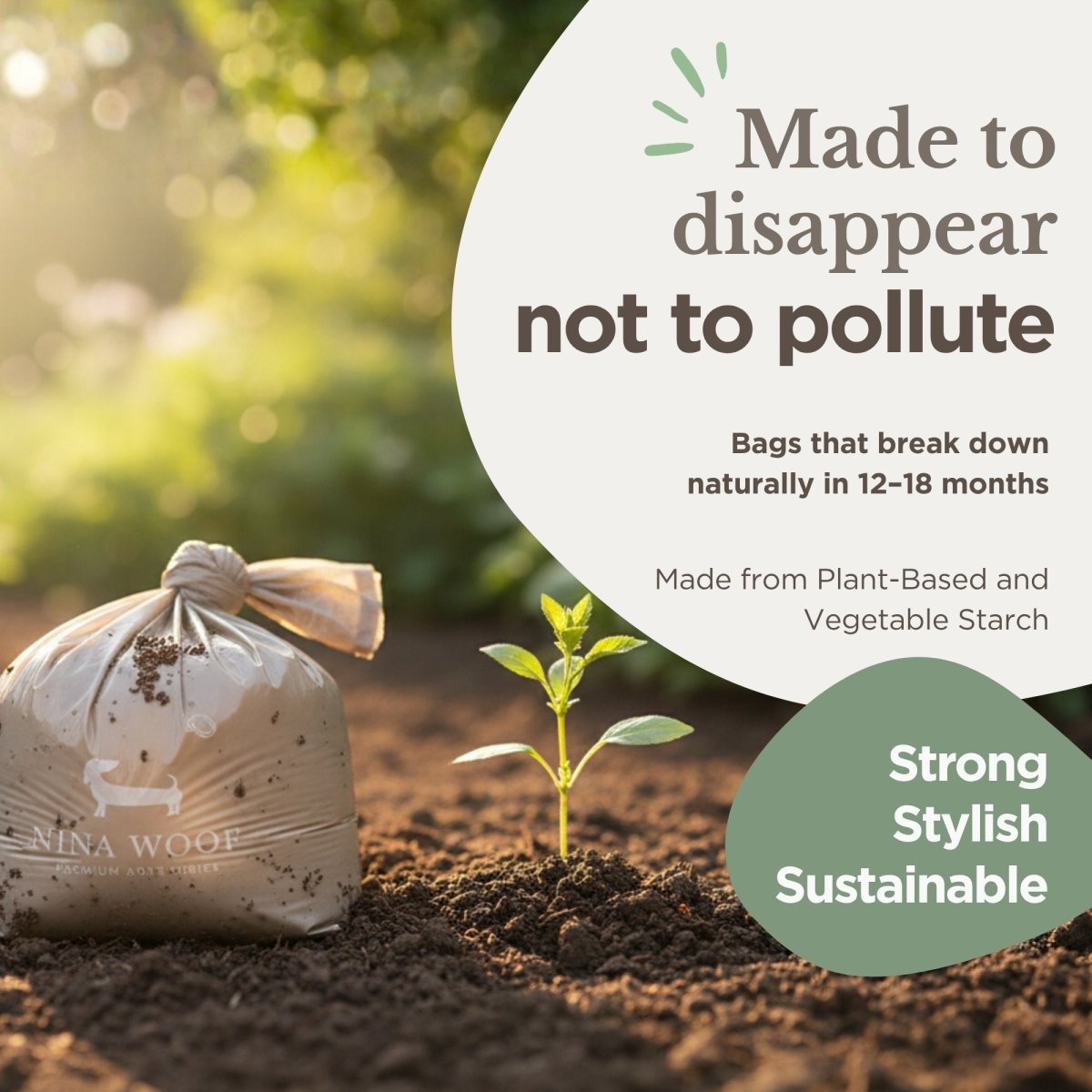 Waste Bags - Biodegradable and Compostable