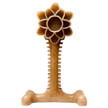 Honey Bone Dental Flower Tower - Indestructible Nylon Dog Chew Toy XL | USA