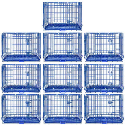 30" Collapsible Blue Dog Crate BLU30