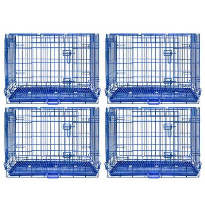 30" Collapsible Blue Dog Crate BLU30