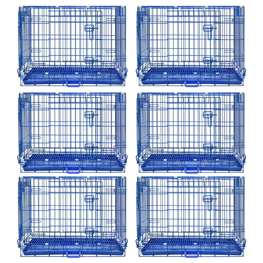 30" Collapsible Blue Dog Crate BLU30